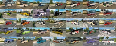 Мод "Bus traffic pack by Jazzycat v2.4" для Euro Truck Simulator 2