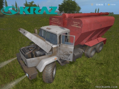 Мод "КрАЗ-63221 Заправщик сеялок v1.0" для Farming Simulator 2017