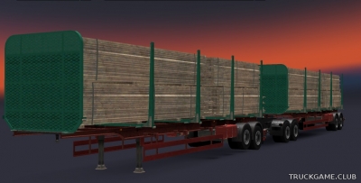 Мод "Cargo Double Trailers" для Euro Truck Simulator 2