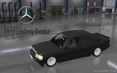 Мод "Mercedes 190E" для American Truck Simulator