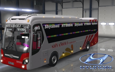 Мод "Hyundai Universe Noble" для Euro Truck Simulator 2