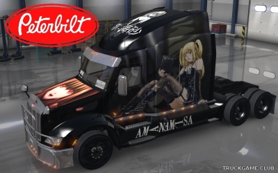 Мод "Peterbilt 579 Misa Amane Skin" для Euro Truck Simulator 2