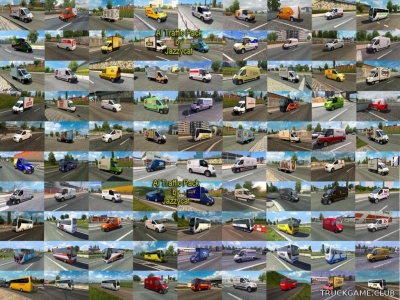 Мод "Ai traffic pack by Jazzycat v5.5" для Euro Truck Simulator 2