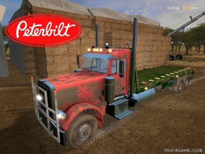 Мод "Peterbilt 379 FlatBed v1.0" для Farming Simulator 2017