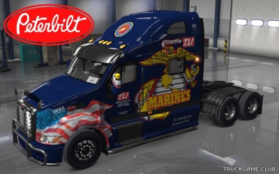 Мод "Peterbilt 387 v2.0" для American Truck Simulator