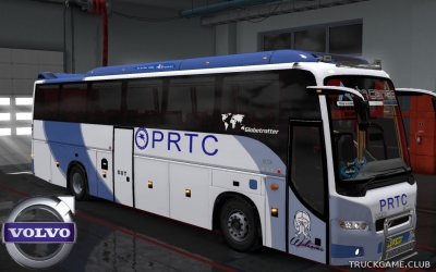 Мод "Volvo B9R PRTC Skin" для Euro Truck Simulator 2