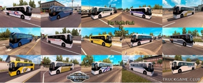 Мод "Bus traffic pack by Jazzycat v1.2" для American Truck Simulator