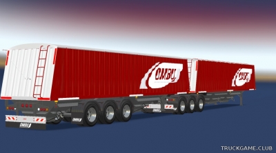 Мод "Ombu Bitrain Trailer" для American Truck Simulator