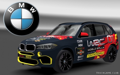 Мод "BMW X5M 2016 WRC Skins" для Euro Truck Simulator 2