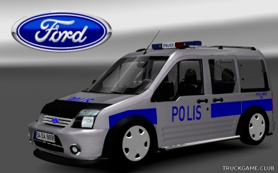 Мод "Ford Transit Connect v1.0" для Euro Truck Simulator 2