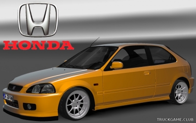 Мод "Honda Civic EK9" для Euro Truck Simulator 2