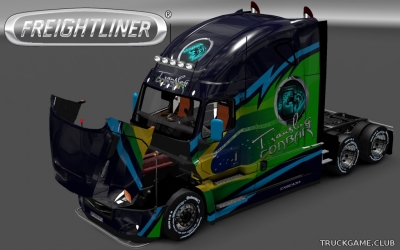 Мод "Freightliner Cascadia 2018 v4.2" для Euro Truck Simulator 2