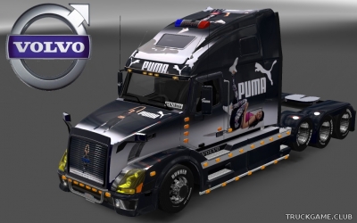 Мод "Volvo VNL 670 Puma Skin & Trailer" для Euro Truck Simulator 2