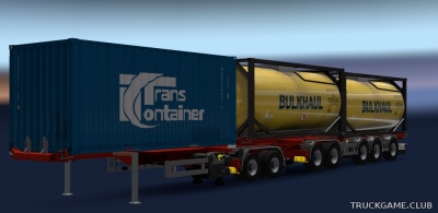 Мод "Double Triple Trailers Big Pack v1.0" для Euro Truck Simulator 2