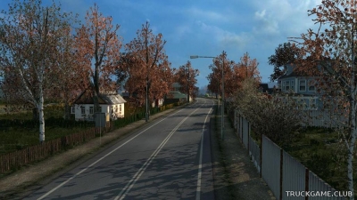 Мод "Early & Late Autumn Weather Mod v5.2" для Euro Truck Simulator 2