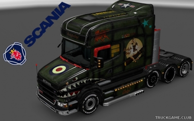 Мод "Scania T Longline Ready For Duty Skin" для Euro Truck Simulator 2