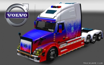 Мод "Volvo VNL 670 Russia Skin & Trailer" для Euro Truck Simulator 2