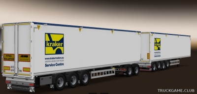 Мод "Kraker Walkingfloor Trailers v1.6" для Euro Truck Simulator 2