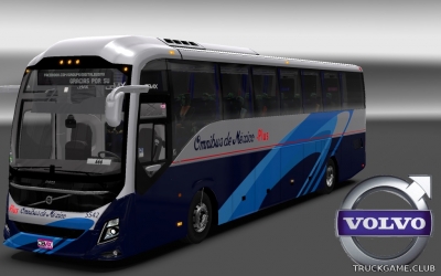 Мод "Volvo 9800" для Euro Truck Simulator 2