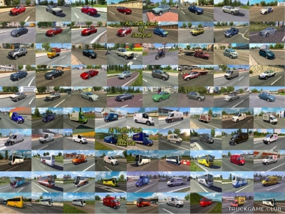 Мод "Ai traffic pack by Jazzycat v5.9" для Euro Truck Simulator 2