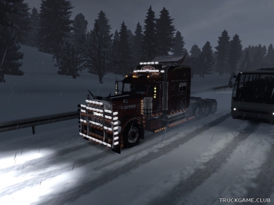 Мод "Frosty Winter Weather Mod v6.4" для Euro Truck Simulator 2