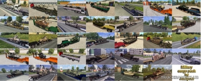 Мод "Military cargo pack by Jazzycat v2.4" для Euro Truck Simulator 2