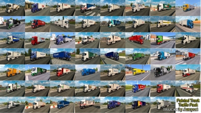 Мод "Painted Truck Traffic Pack V4.6" для Euro Truck Simulator 2