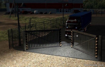 Мод "Animated gates in companies v1.9" для Euro Truck Simulator 2