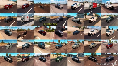 Мод "Пак легкового траффика v3.5.1" для American Truck Simulator