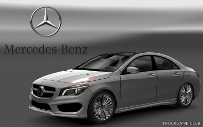 Мод "Mercedes CLA v1.5" для Euro Truck Simulator 2