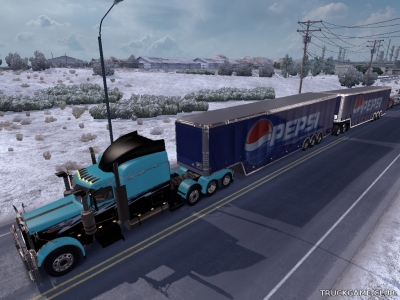 Мод "Frosty Winter Weather Mod v2.2" для American Truck Simulator