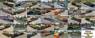 Мод "Military cargo pack by Jazzycat v2.4.1" для Euro Truck Simulator 2