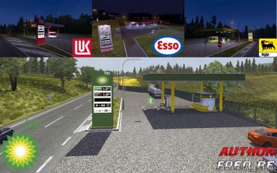 Мод "Real Gas Station v1.30" для Euro Truck Simulator 2