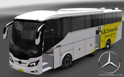 Мод "Mercedes Maxibus v1.0" для Euro Truck Simulator 2