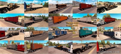 Мод "Trailers and cargo pack by Jazzycat v1.8" для American Truck Simulator
