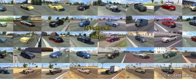 Мод "Ai traffic pack by Jazzycat v6.4" для Euro Truck Simulator 2