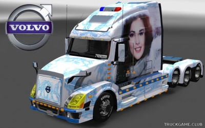Мод "Volvo VNL 670 Sati Skin & Trailer" для Euro Truck Simulator 2