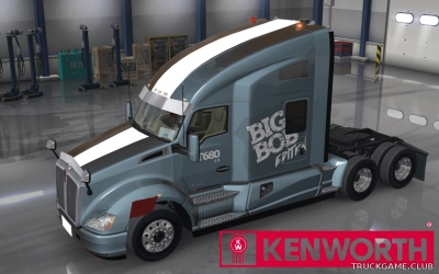 Мод "Kenworth T680 Big Bob Edition v1.0" для American Truck Simulator