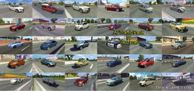 Мод "Ai traffic pack by Jazzycat v6.5" для Euro Truck Simulator 2