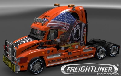 Мод "Freightliner Cascadia 50 Skins by MuhaBZzz" для Euro Truck Simulator 2