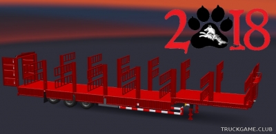 Мод "17.5M No-load CangShan Trailer" для Euro Truck Simulator 2