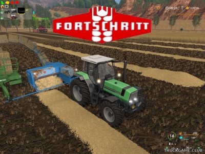 Мод "Fortschritt K454 Presse v1.1" для Farming Simulator 2017