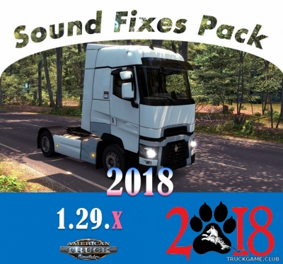 Мод "Sound Fixes Pack v18.0" для American Truck Simulator