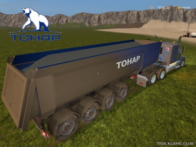 Мод "Тонар 4-хосный v1.0" для Farming Simulator 2017