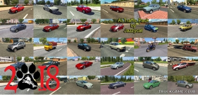 Мод "Ai traffic pack by Jazzycat v6.6" для Euro Truck Simulator 2