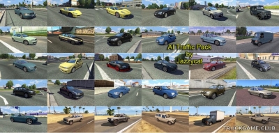 Мод "Ai traffic pack by Jazzycat v6.7" для Euro Truck Simulator 2