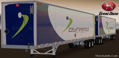 Мод "Great Dane 48 Dynamo Fletes Skin" для American Truck Simulator