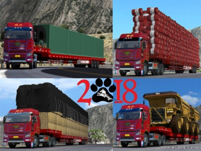 Мод "17.5M Flatbed Trailers" для Euro Truck Simulator 2