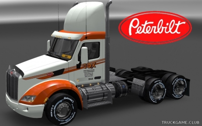 Мод "Peterbilt 579 Cox Skin" для Euro Truck Simulator 2