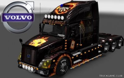 Мод "Volvo VNL 670 Jackpot Skin v2.0" для Euro Truck Simulator 2